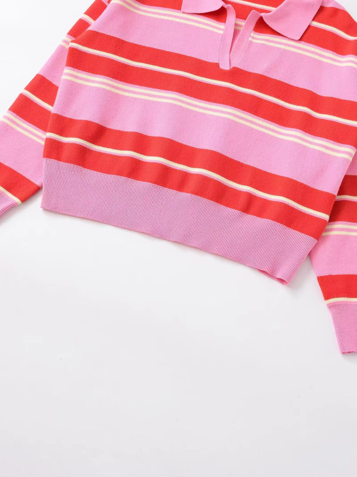 Pink Club Polo Sweater