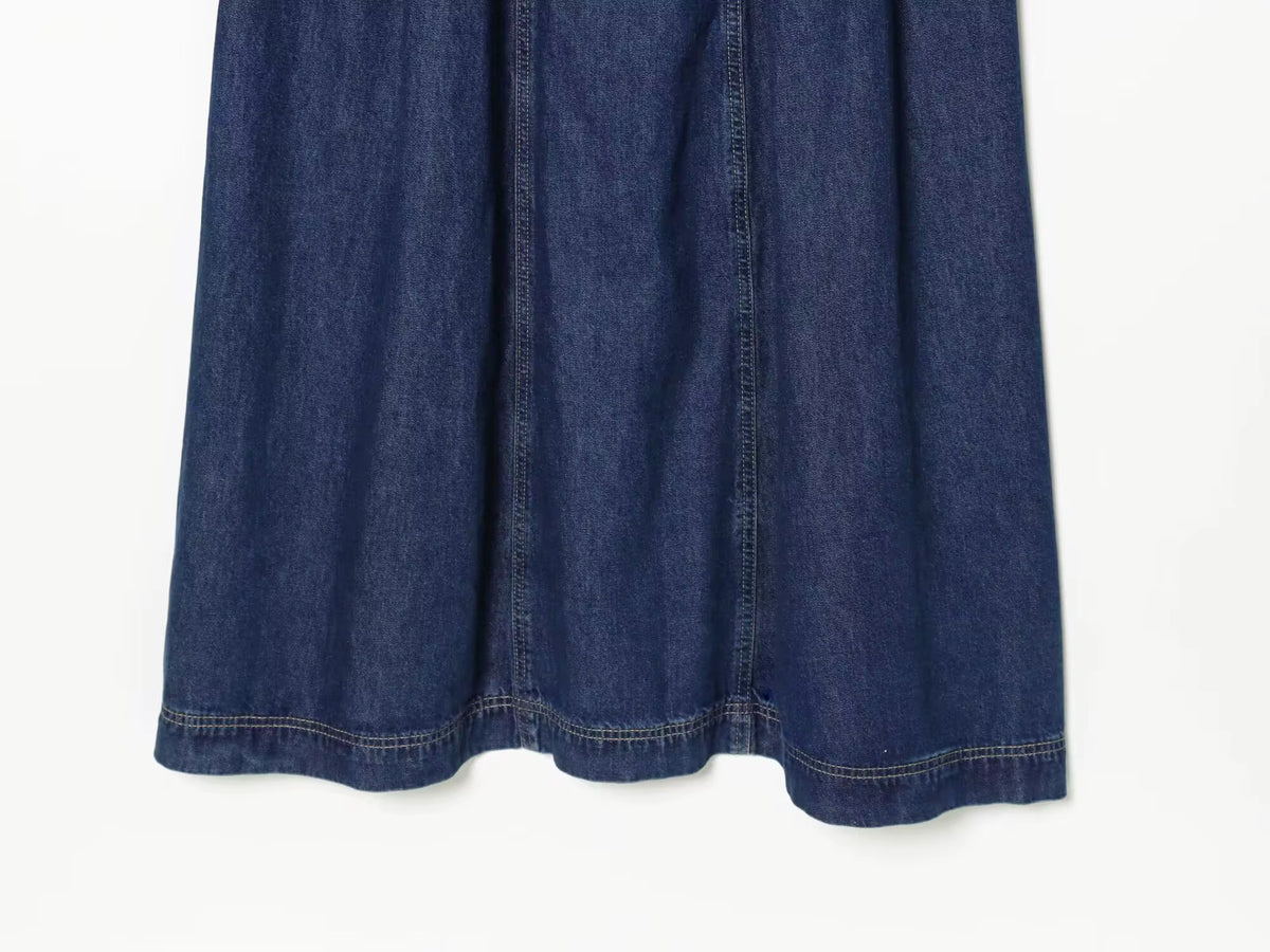 Denim Muse Midi Dress