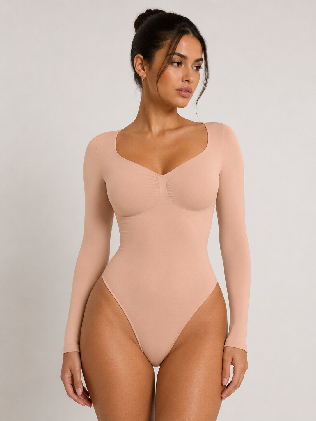 Second Skin Long Sleeve nude Bodysuit