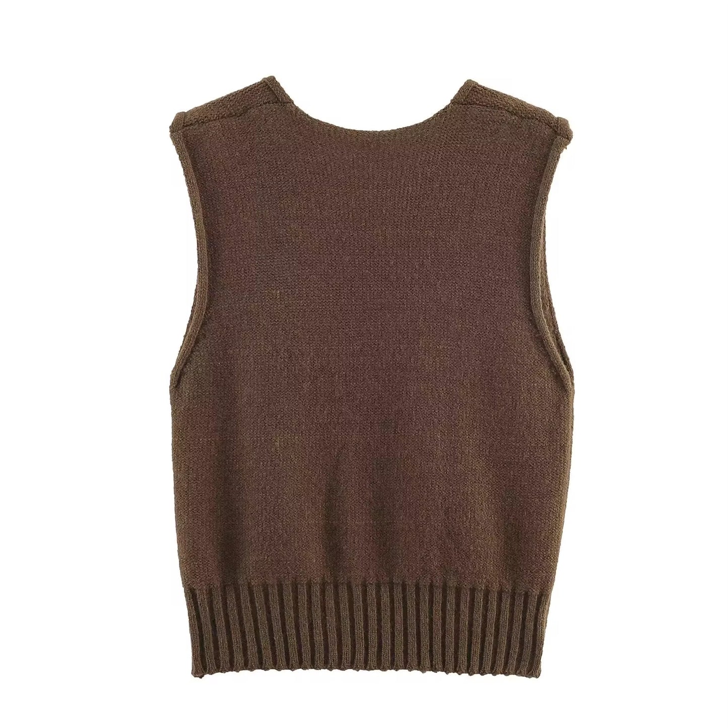 Chaleco Punto Cropped