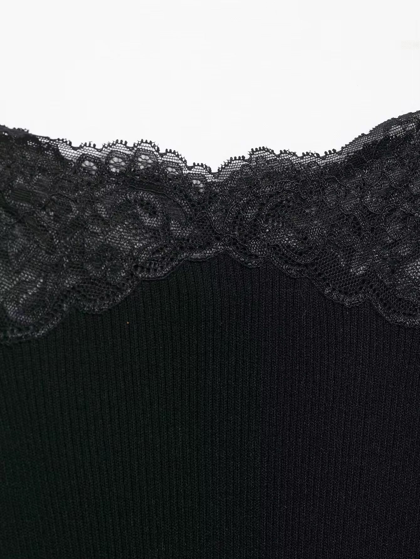 Noir Lace Off- Shoulder Top