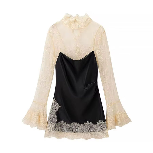 Lingerie Overlay Dress