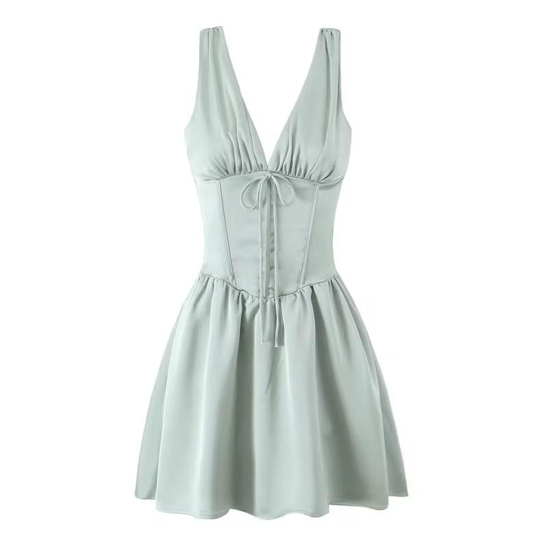 Vestido Corset con Escote