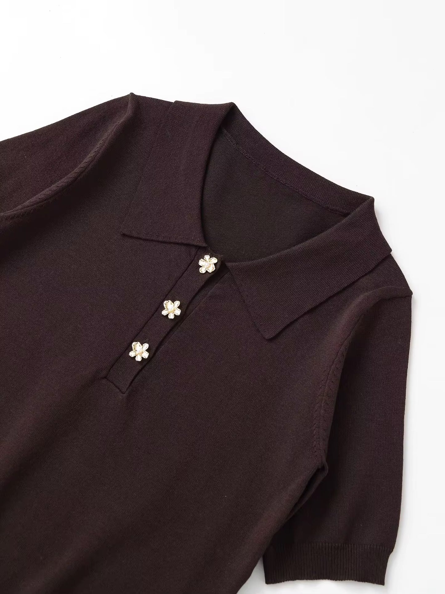 Polo Flower Button