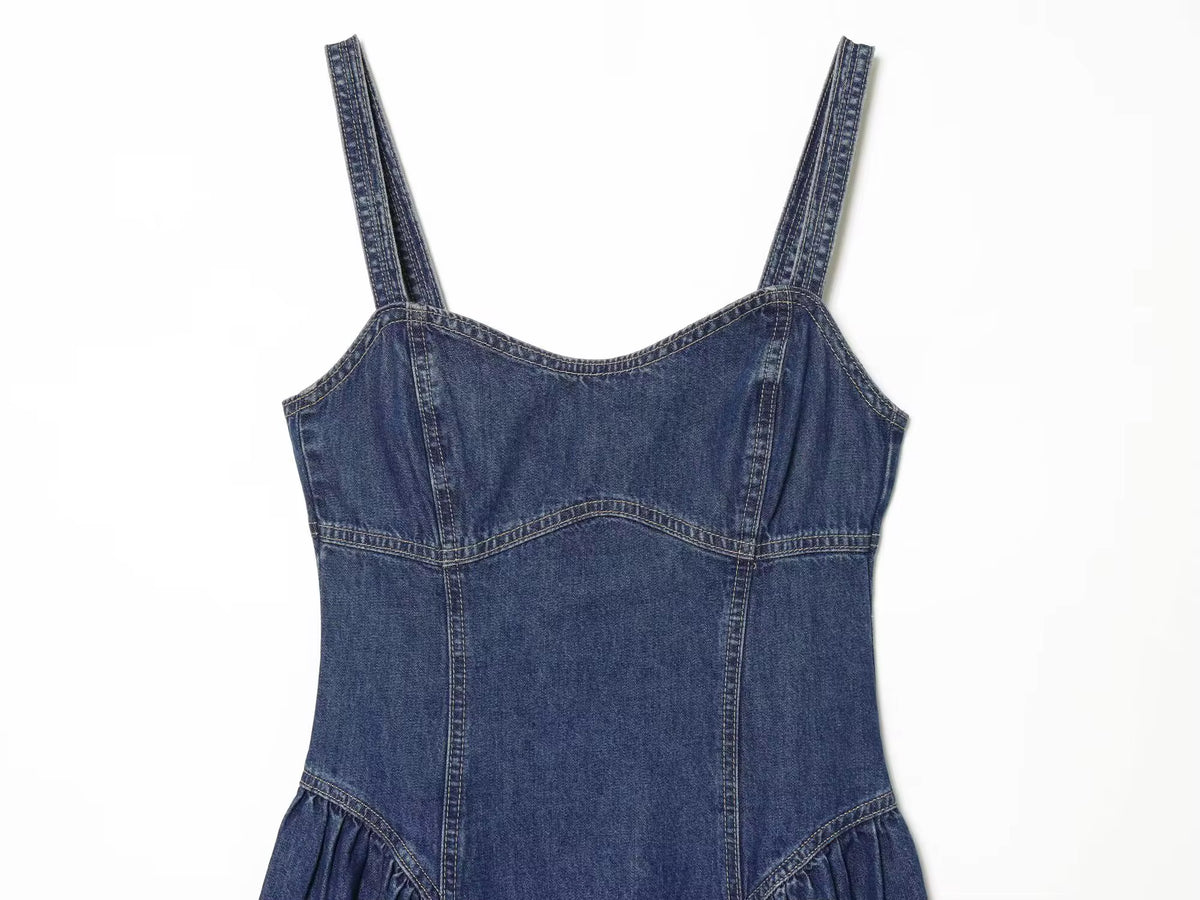Denim Muse Midi Dress