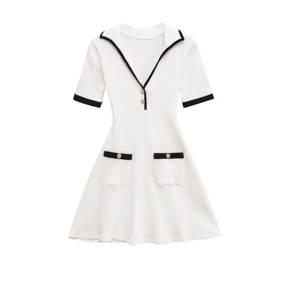 Vestido Riviera Contrast