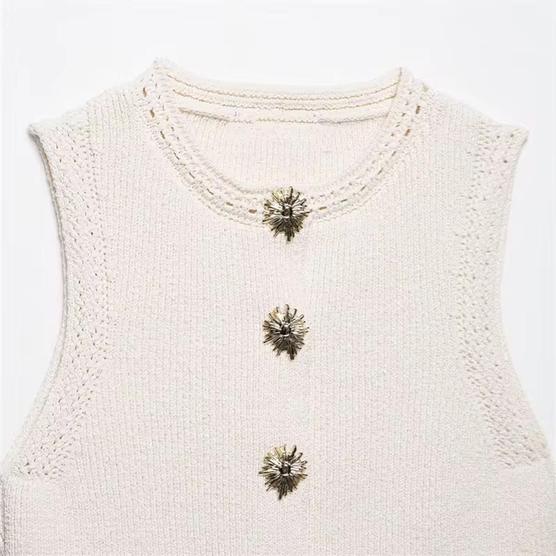 Chaleco Ivory Gold