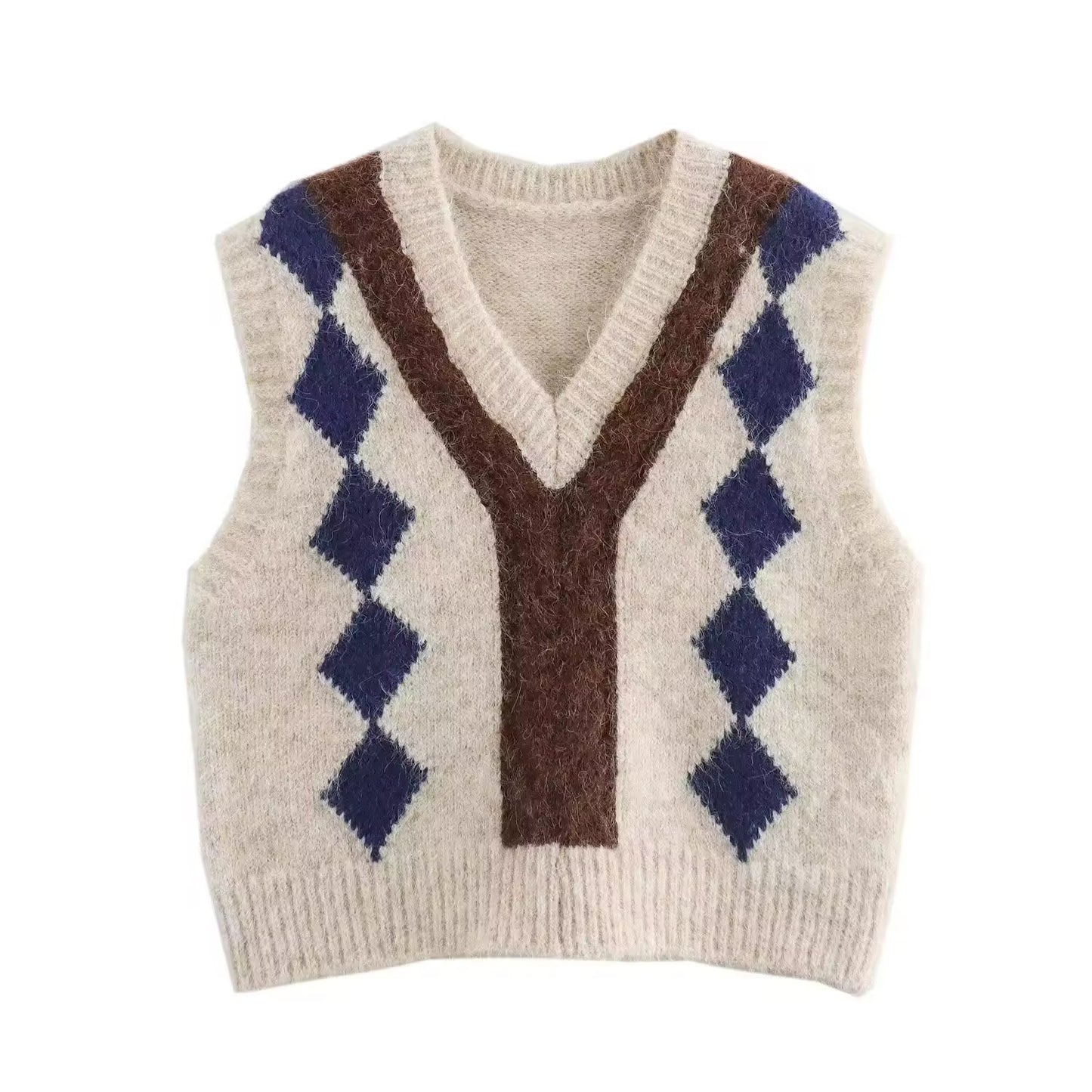Chaleco Preppy Oversize