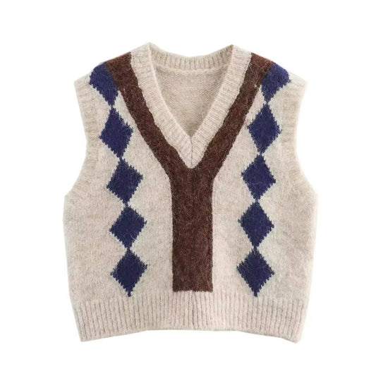Chaleco Preppy Oversize
