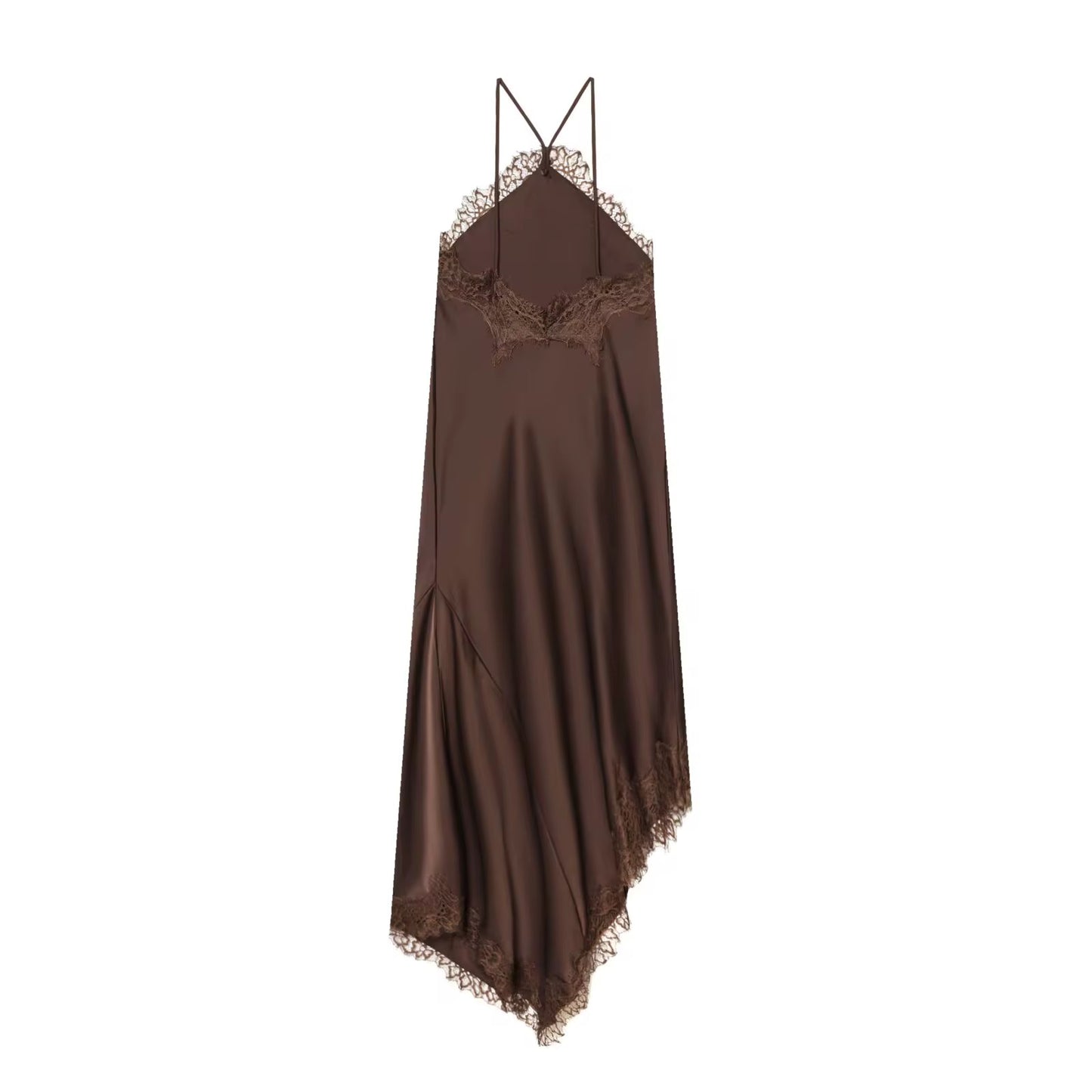 Brown Lace Dress