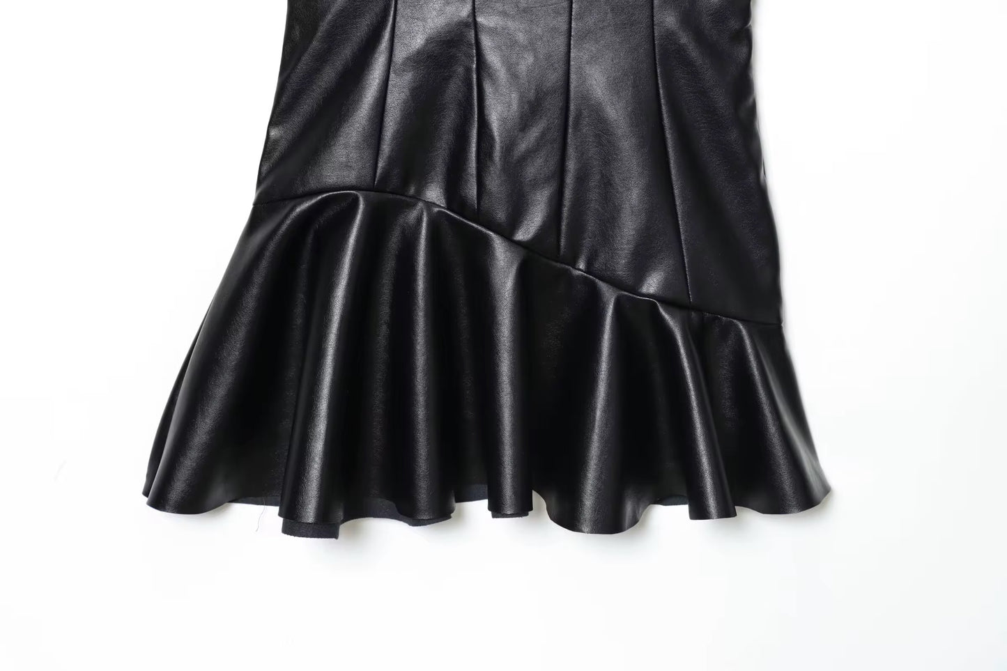 Vestido Corsette Efecto Piel