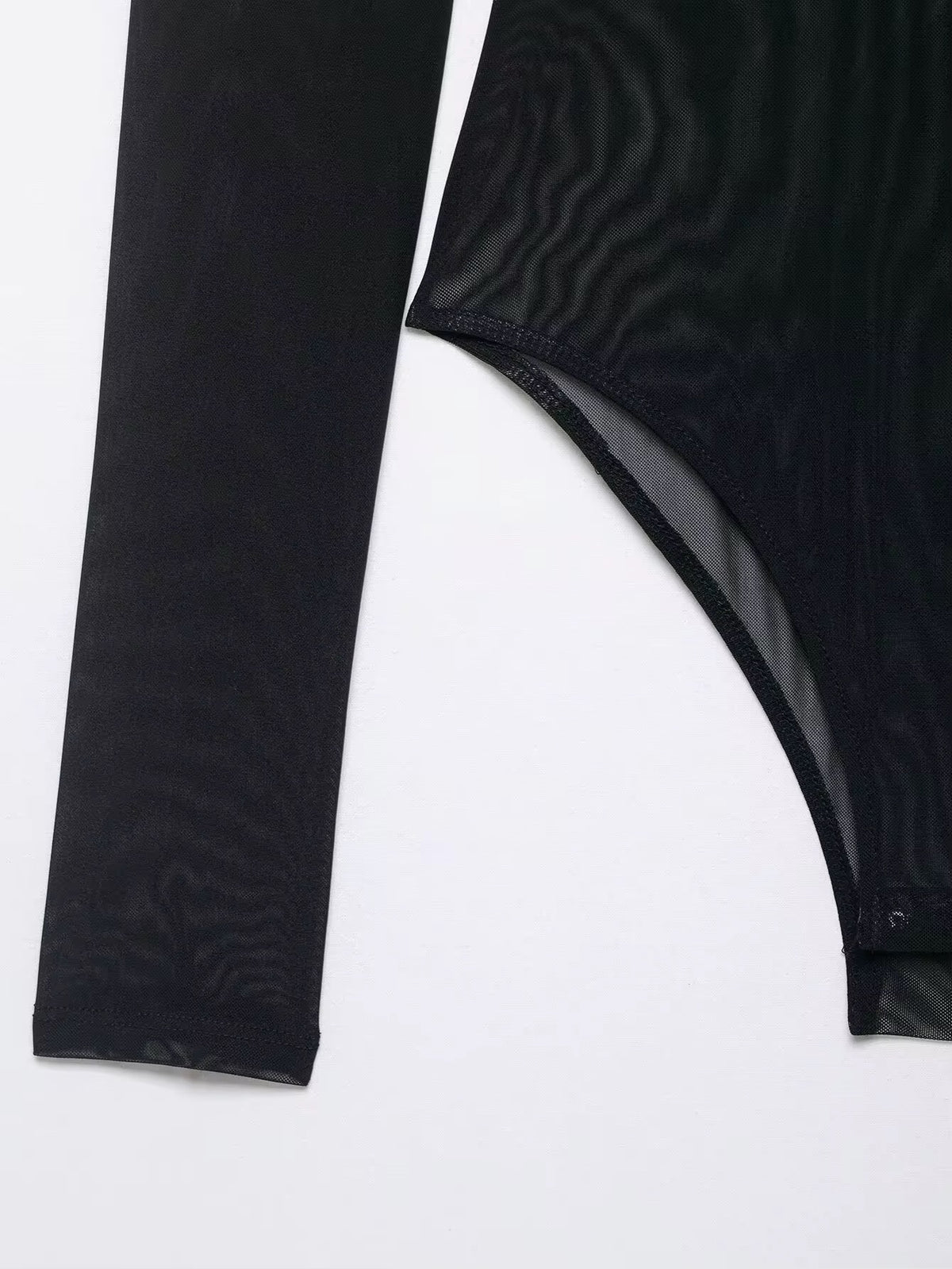Body Éclipse Mesh Long Sleeve negro