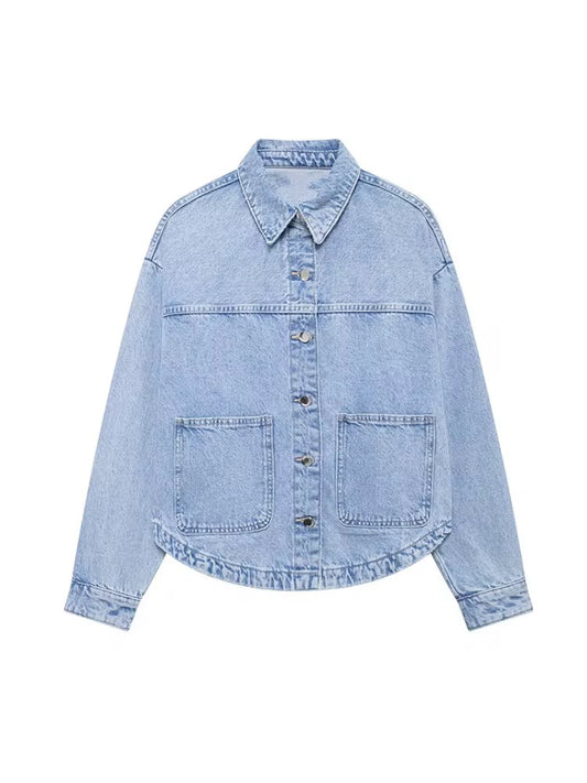 Denim Shirt-Jacket Oversize