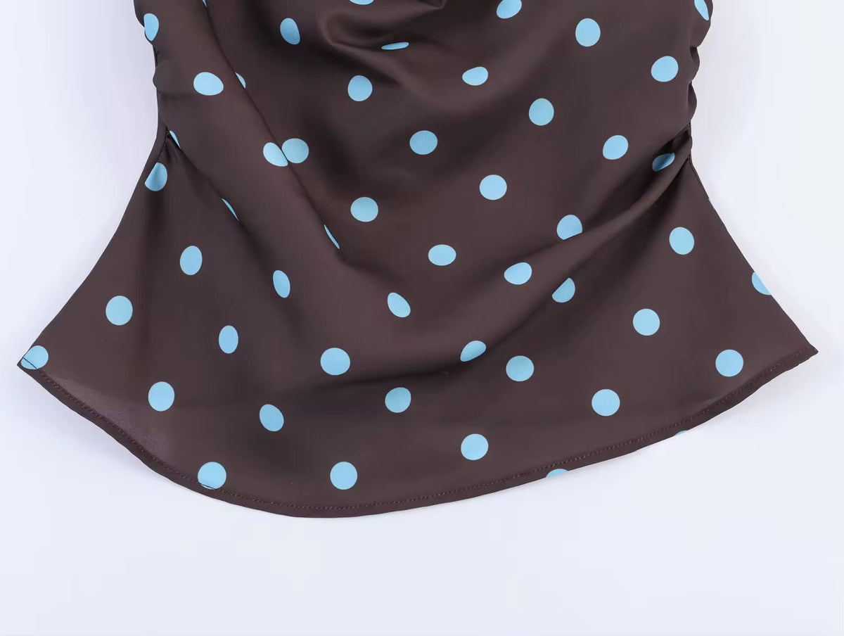 Top Satin Especial Polka