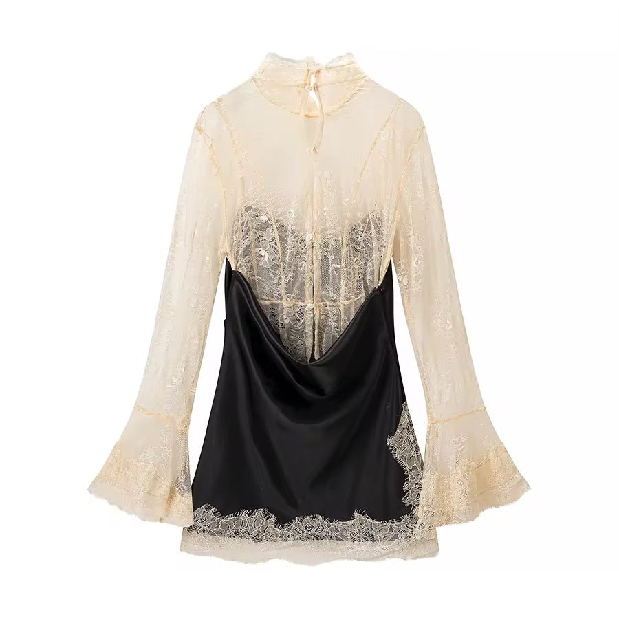Lingerie Overlay Dress