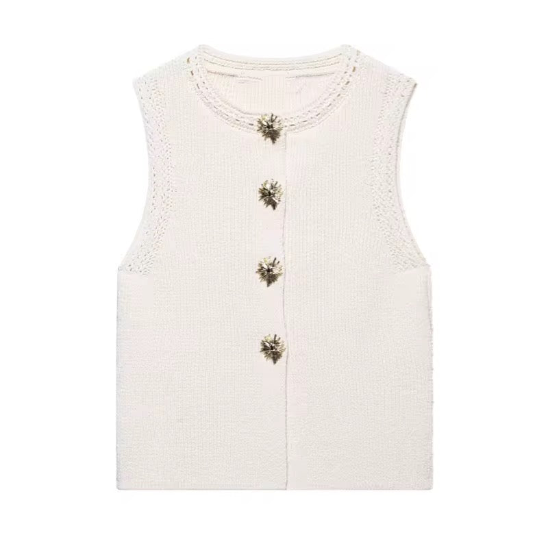 Chaleco Ivory Gold