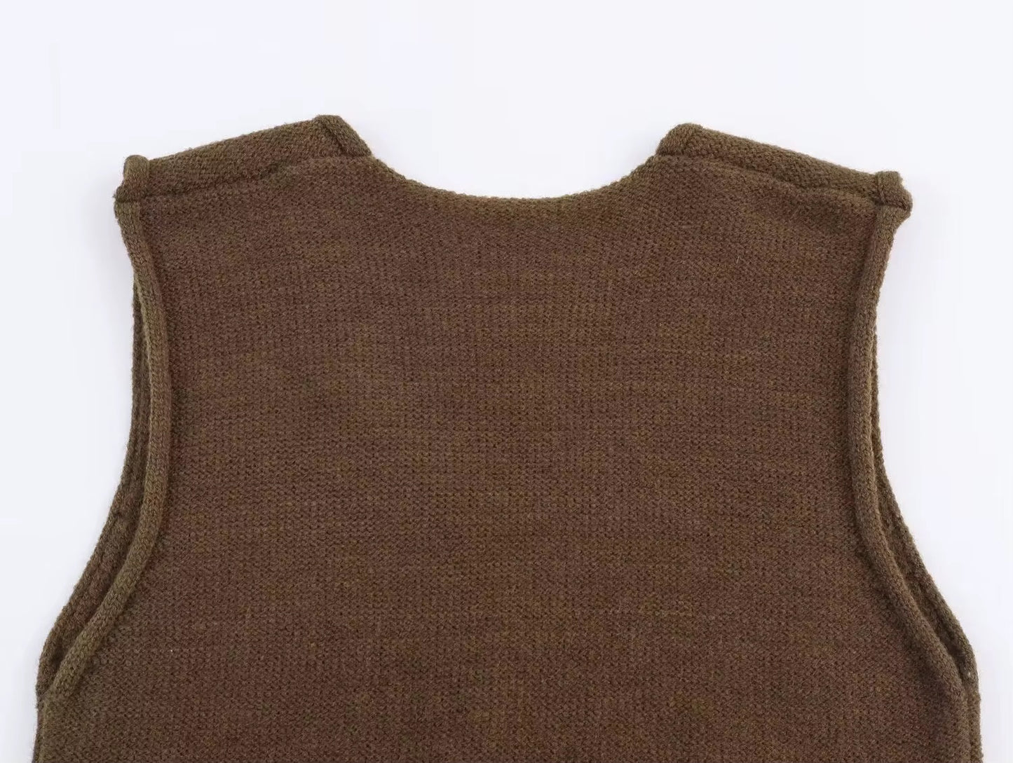 Chaleco Punto Cropped