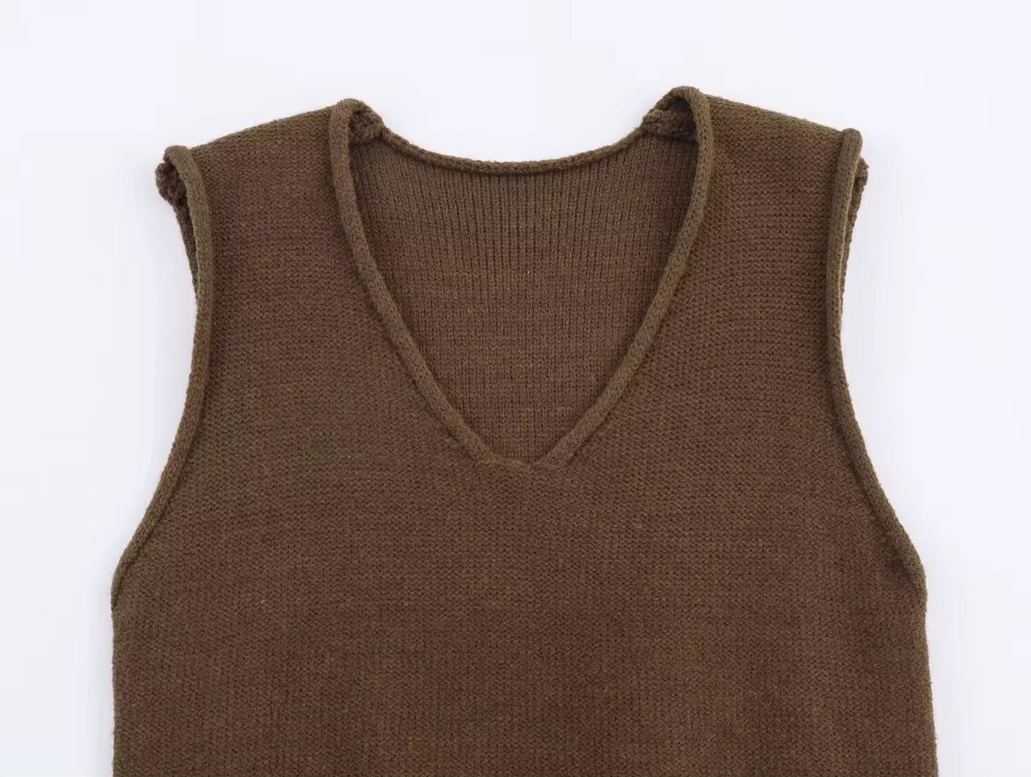 Chaleco Punto Cropped