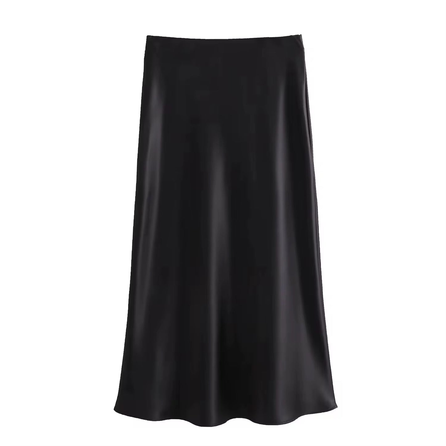 Falda Midi Satinada