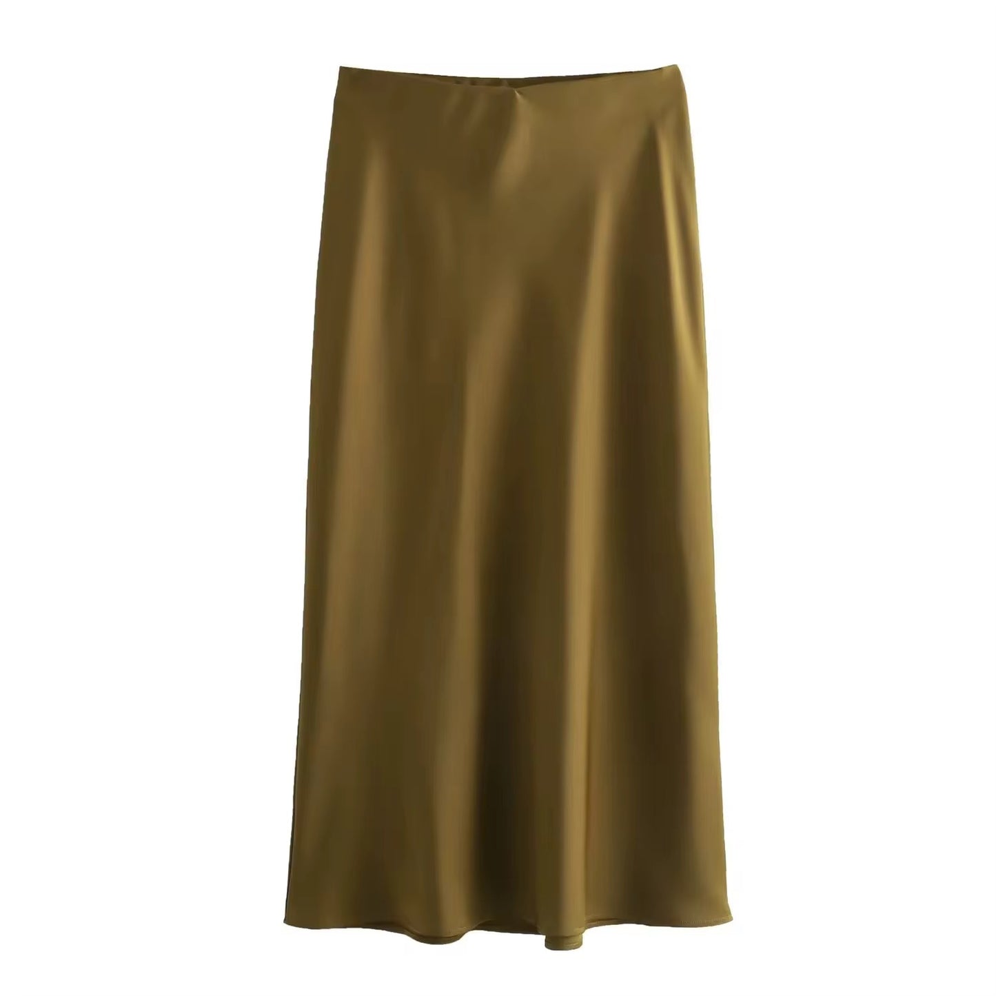 Falda Midi Satinada