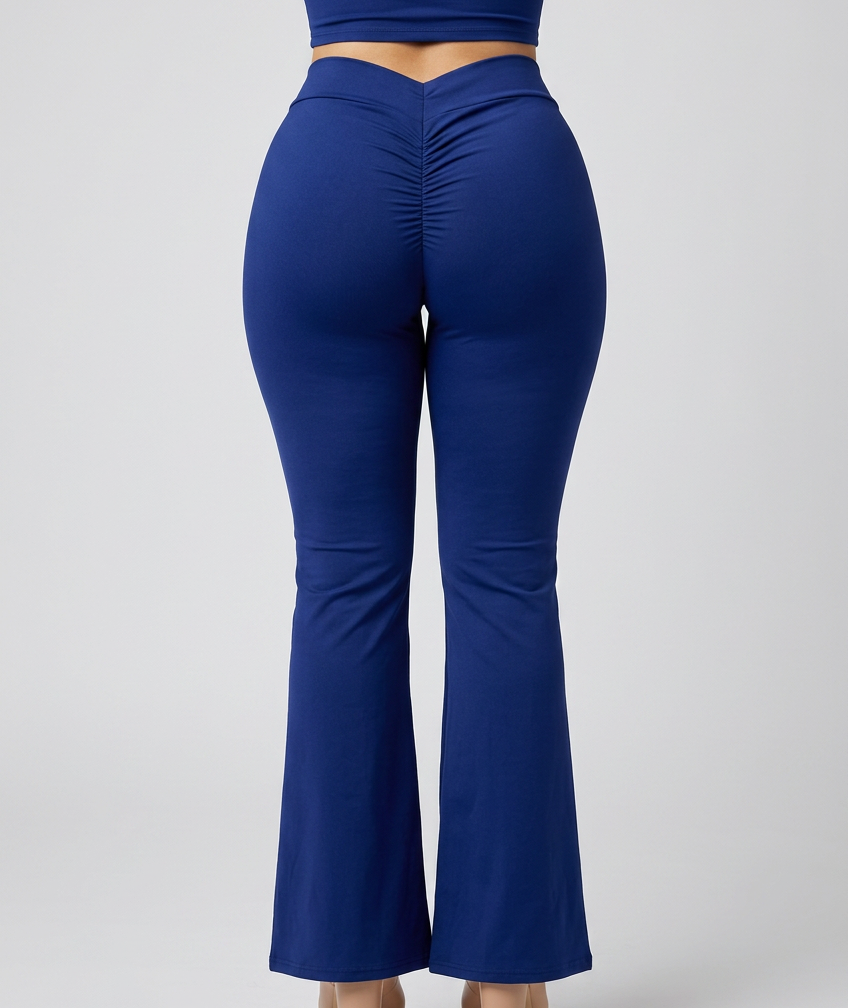 Pants Flare Navy