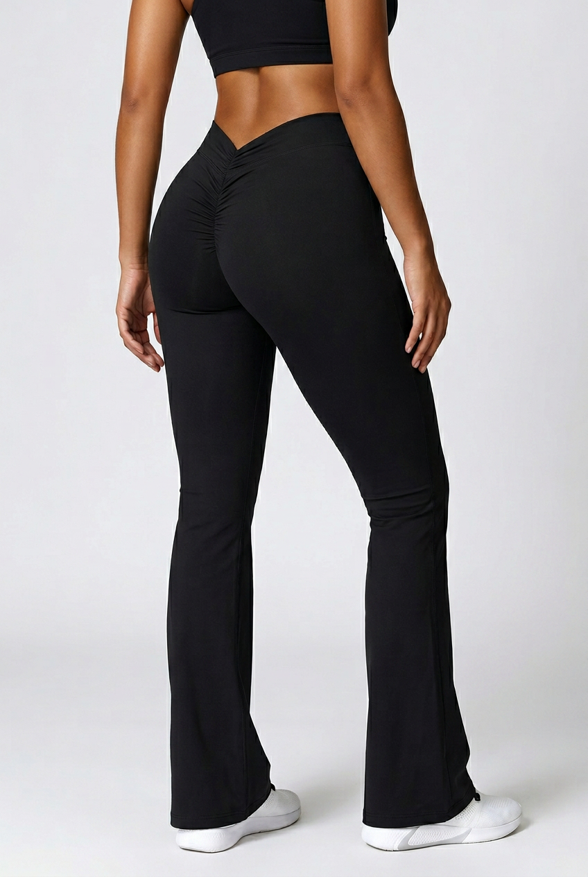 Pants Flare in Black